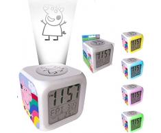 Peppa Pig Reloj Despertador proyector