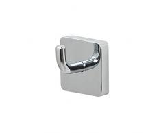 Tiger Onu Gancho para Ropa y Toallas PequeÃ±o, Acero Inoxidable, Cromo, 3,3x3,3x2,7 cm