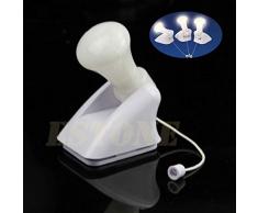 TrAdE Shop Traesio Juego de 4 Luces LED Bombillas Bulb portátiles sin Cables Handy Armario Interruptor