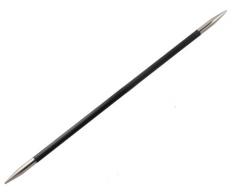 Knit Pro Taburete, LatÃ³n, Negro/Plata, 3,00 mm