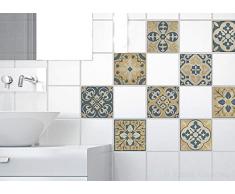 Plage 260102 celletta [9 Azulejos], Amarillo, 10x10cm