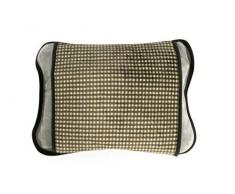 Hop sfluffolo Bolsa de Agua Caliente eléctrica con Calentador, 100% Poliéster, Gris, TG. única