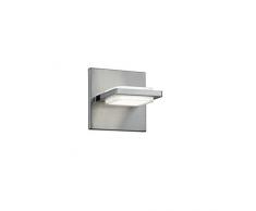 Trio 279670207 - Aplique LED con interruptor, 2 x 4,3 W, SMD, IP20, SMD, 460 lúmenes, 3000K, 230 V, color níquel mate