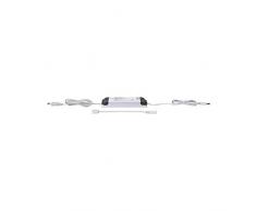 Paulmann 79831 MaxLED Stripe Power Supply-Lámpara de Techo Cuadrada Tira de luz (40 W, plástico, Transformador), Color Blanco