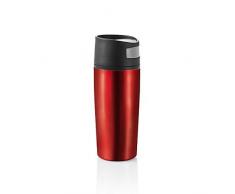 XD Design pequeño de acero inoxidable 6 piezas A prueba de goteo vaso, rojo