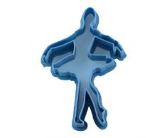 Cuticuter NiÃ±os Bailarina Cortador de Galletas, Azul, 8x7x1.5 cm