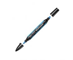 Winsor & Newton Rotulador Brushmarker, Sky Blue (B137), Azul
