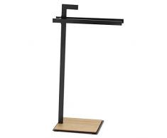 kela Oak toallero, Metal, Negro, 30Â x 24Â x 82.5Â cm