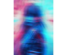 Komar Wandbild Von Neon Girl | Poster, Bild, Wohnzimmer, Schlafzimmer, Dekoration, Kunstdruck | ohne Rahmen | P119-50x70 fotomural, carbÃ³n