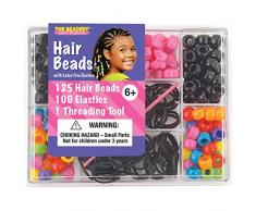 Beadery plástico pequeña Caja Cuentas de Cabello Kit-Circus