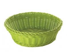 Excelsa - Cesta Trenzada (6 Unidades), Color Verde