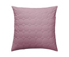 DOUCEUR DINTERIEUR Douceur d Interieur 40 x 40 cm, microfibra teñida Candy cojín, diseño con cremallera, Dragee rosa