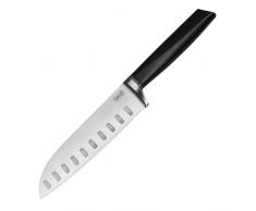 Lurch Cuchillo Santoku 230430 Tango con hoja de 17 cm de acero 3CR14 resistente a la corrosión.