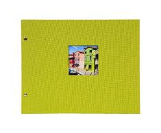 Goldbuch Ãlbum Ventana, páginas Bella Vista con pergamino, Papel, Verde, 39 x 31 cm