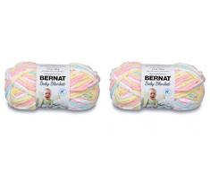 BERNAT Manta para bebé, cada paquete contiene 2 bolas, patrón de Pittar, 100 g