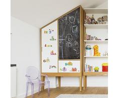 WALPLUS Count and Learn - Vinilo Adhesivo para Pared (90 x 60 x 4 cm), diseÃ±o de Pizarra