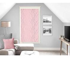 Par de Mini visillos 60 x 120 cm Liane Rosa de Soleil dOcre