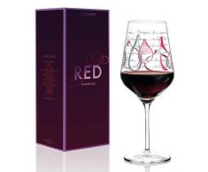 RITZENHOFF Virginia Romo - Copa de vino tinto (cristal, 580 ml, con noble platino)