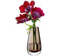 LSA International - Florero de cristal coloreado, 14 cm de altura, Moca