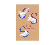 Komar Wandbild Von ABC Animal S | Poster, Bild, Wohnzimmer, Schlafzimmer, Dekoration, Kunstdruck | ohne Rahmen | P036S-50x70 fotomural, carbÃ³n