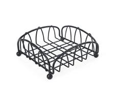 Galileo Casa 5900123 - Servilletero de Metal Negro, 19,5 x 19,5 cm, no