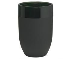 Sealskin Vaso para Cepillos de Dientes Bloom, 7.7 x 7.7 x 11.4 cm, ABS Plástico, Negro