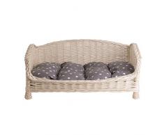 S de wicker24Â 483Â âÂ 60/WP Peluche Cesta de Mimbre, Cesta, Beige, 64Â x 42Â x 25Â cm