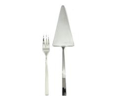 Mepra 106222013 Cuberteria para Pasteles, Color Plateado