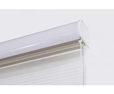 Estoralis SAMWELL Estor Enrollable Doble Tejido, Noche y dÃ­a, Blanco, 100 x 250 cm