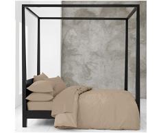 Juego de Cama de edredÃ³n de Diamantes teÃ±idos Lisos, no Hierro polialgodÃ³n, Natural, King