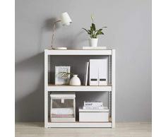 Dcasa Modular 3 Estantes EstanterÃ­as Oficina Almacenaje de Adornos Festivos ArtÃ­culos para el hogar Unisex Adulto, Color, Ãºnica