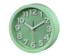 Hama Retro Verde Alrededor - Relojes de Mesa (1 Pieza(s), 120 mm, 40 mm, 120 mm, 150 g, Analógica)