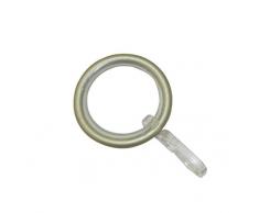 Gardinia Elba-Anillas para Cortina (con Base Deslizante, 29/38 mm, Ancho 3,5 mm), Color Beige, champÃ¡n