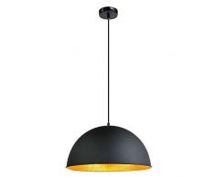 Globo Lámpara Colgante Lenn, Negro