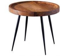 Wohnling WL5.674 Mesa Auxiliar, Madera, marrón, 46 x 40 x 46 cm