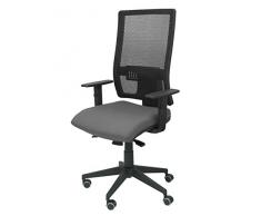 Piqueras Y Crespo (PIQU7) Silla Horna Bali Gris Claro sin cabecero Oficina, Talla Unica