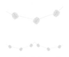 amscan International - Guirnalda Blanda, Color Blanco