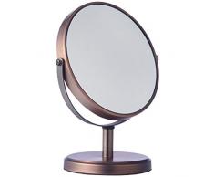 AmazonBasics â Espejo de doble cara para lavabo con mueble de baño, estilo moderno, Bronce