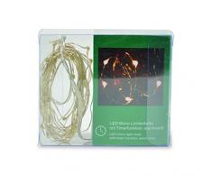 Guirnalda color y Weinberger LED-cable-guirnalda con temporizador, 35 luces, 350 cm, 1 pcs/envase, luz blanca cálida 76113,31