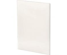 KRATKI Vidrio para Chimenea y Vidrio para Horno | 320 x 320 mm | Panel de Chimenea Resistente al Calor con Resistencia a temperaturas de hasta 660 Â° C | Espesor 4 mm | Placa de Vidrio para Chimenea
