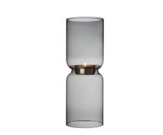Iittala - Candelabro de Cristal (25 cm), Color Gris