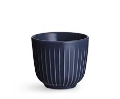 HAK Kähler Hammershoi Vaso Aislante, Porcelana, Azul