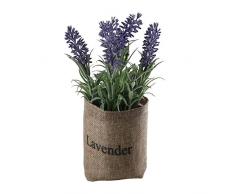 Better & Best Ramo de Lavanda Artificial en saquito, Tela/plastico, Morado, 10.00x10.00x20.00 cm
