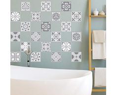 WALPLUS WT1031-Purbeck - Pegatinas de Pared para Azulejos (10 x 10 cm, 24 Unidades, 10 x 10 x 0,02 cm)