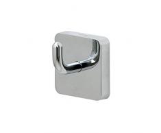 Tiger Onu Gancho para Ropa y Toallas Grande, Acero Inoxidable, Cromo, 4,8x4,8x3,8 cm