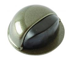 Brinox Tope Acero para Puertas Adhesivo, Bronce, 2.2x4.9x4.9 cm