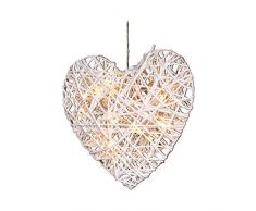 Pajoma LED guirnalda en forma de corazón, 25 x 26 x 7 cm 44383
