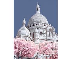 Art Group Lienzo Impreso Sacre Coeur Infrared, París, Multicolor, 0.96 x 60 x 3 cm