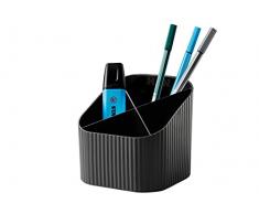 HAN Organizador de escritorio Re-X-LOOP â say yes to 100% recycled, moderno y joven diseño para todos los artÃculos de papelerÃa, gris oscuro, 17238-991