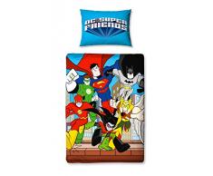 Character World Ropa de cama infantil «Superamigos» del mundo de personajes de DC Comics